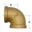 Picture of 00101037 90 Degree Bronze Elbows