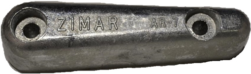 Picture of AR-7 Zimar Bolt On Drilled Plate Zinc Anode